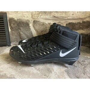 Nike Force Savage Pro 2 Black Football Detachable Mens Size 11.5 New BV3981-001